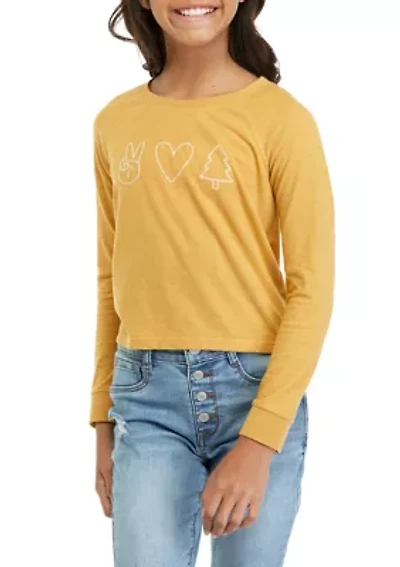 Girls 7-16 Long Sleeve Graphic T-Shirt