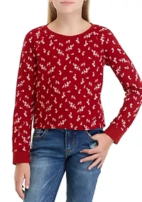 Girls 7-16 Long Sleeve Graphic T-Shirt