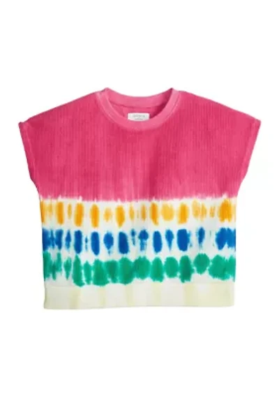 Girls 7-16 Dolman Sleeve Tie Dye Shirt