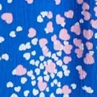 Girls 7-16 Ruffle Printed Blouse