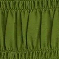 Girls 7-16 Short Sleeve Smocked Knit Top