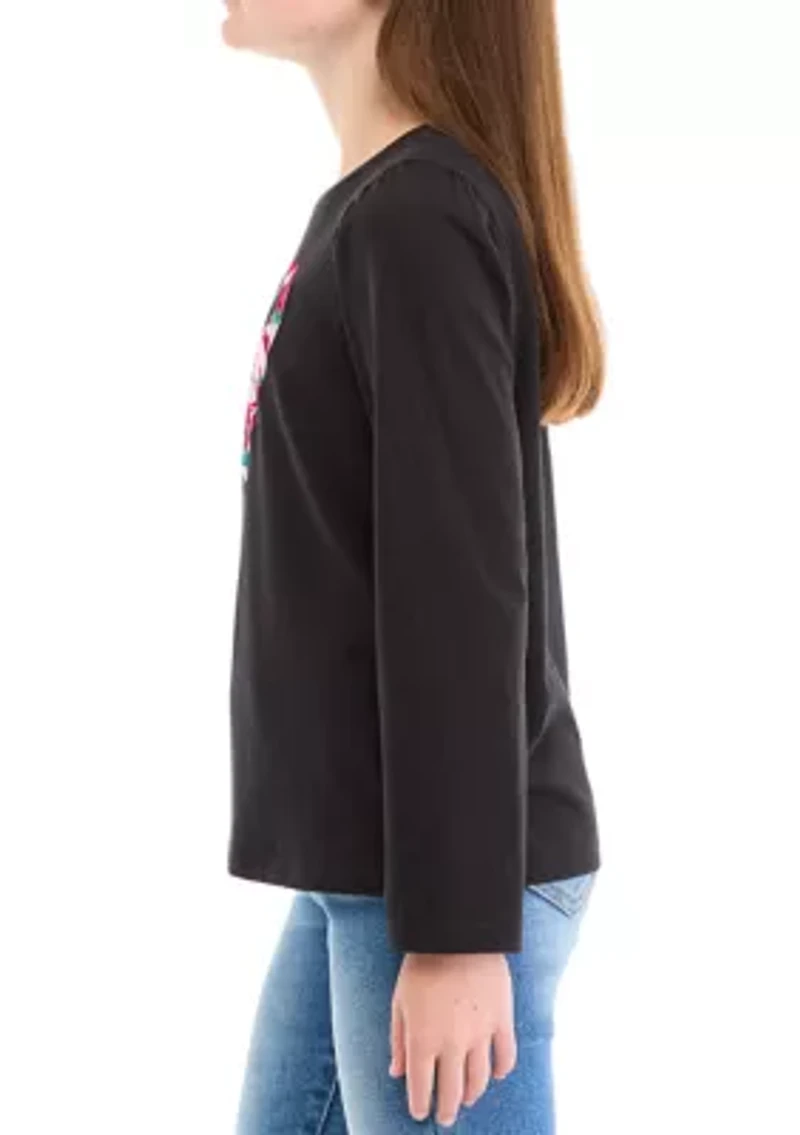 Girls 7-16 Long Sleeve Graphic T-Shirt