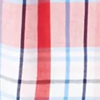 Girls 7-16 Printed Smocked Flutter Sleeve Top