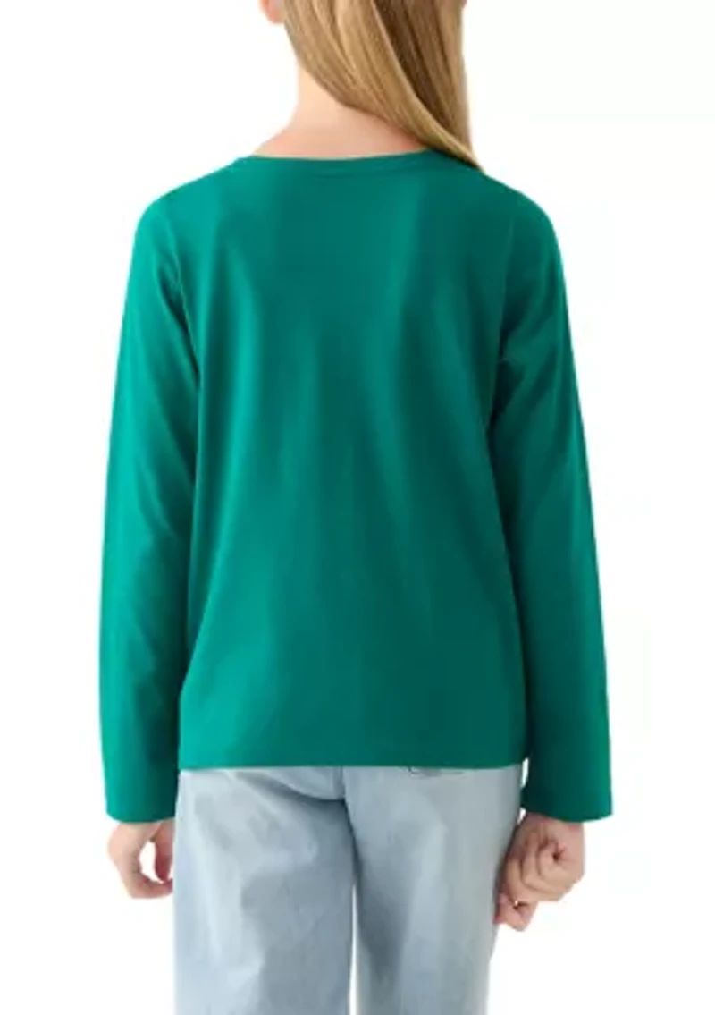 Girls 7-16 Long Sleeve Essential T-Shirt