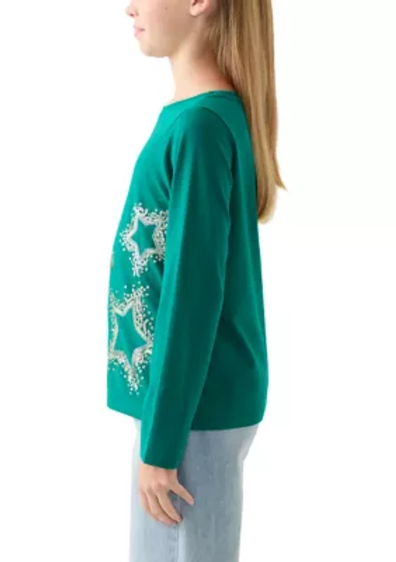 Girls 7-16 Long Sleeve Essential T-Shirt