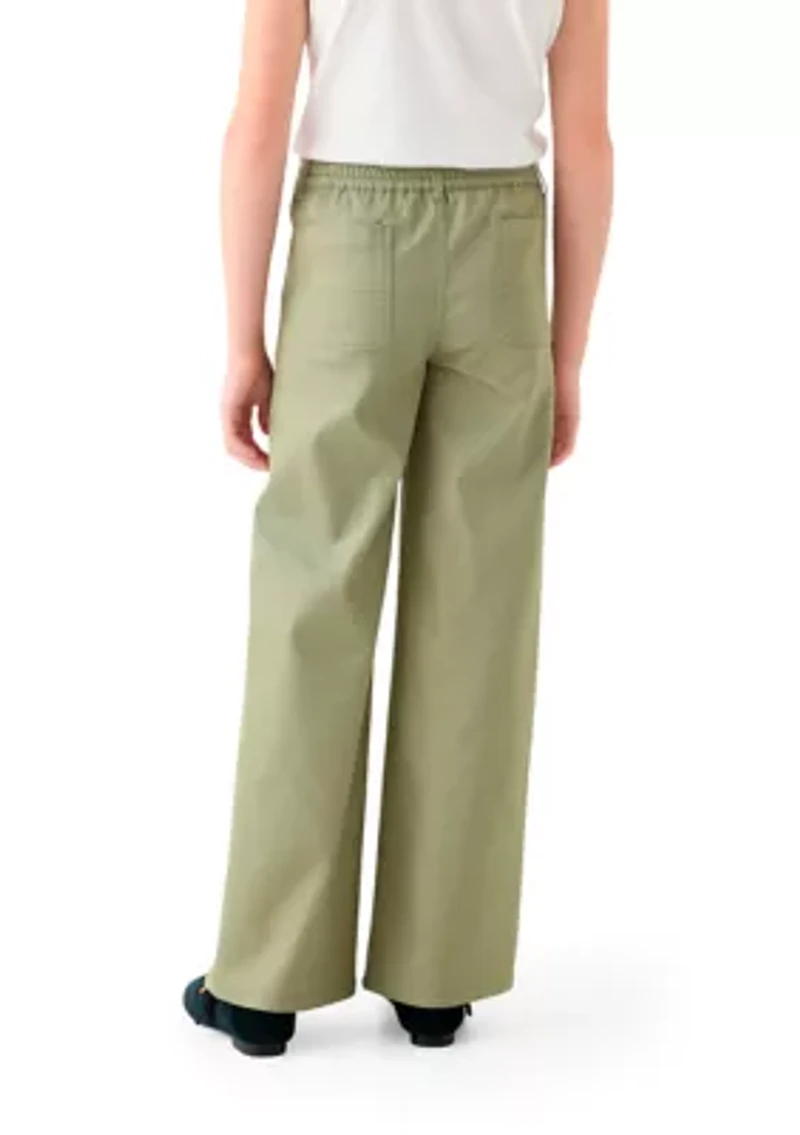 Girls 7-16 Utility Wide Leg Pants