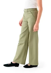 Girls 7-16 Utility Wide Leg Pants