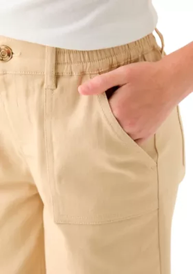 Girls 7-16 Utility Wide Leg Pants