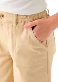Girls 7-16 Utility Wide Leg Pants