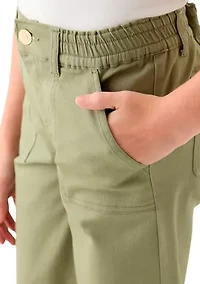 Girls 7-16 Utility Wide Leg Pants