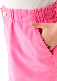 Girls 7-16 Stretch Corduroy Skirt