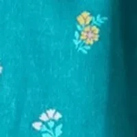 Girls 7-16 Long Sleeve Corduroy Printed Top