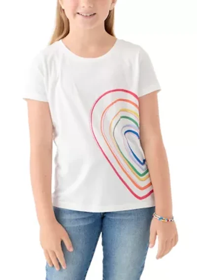 Girls 7-16 Short Sleeve Graphic Essential T-Shirt