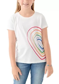 Girls 7-16 Short Sleeve Graphic Essential T-Shirt
