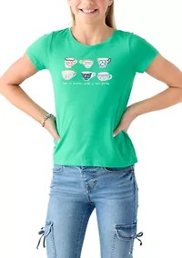 Girls 7-16 Short Sleeve Graphic Essential T-Shirt