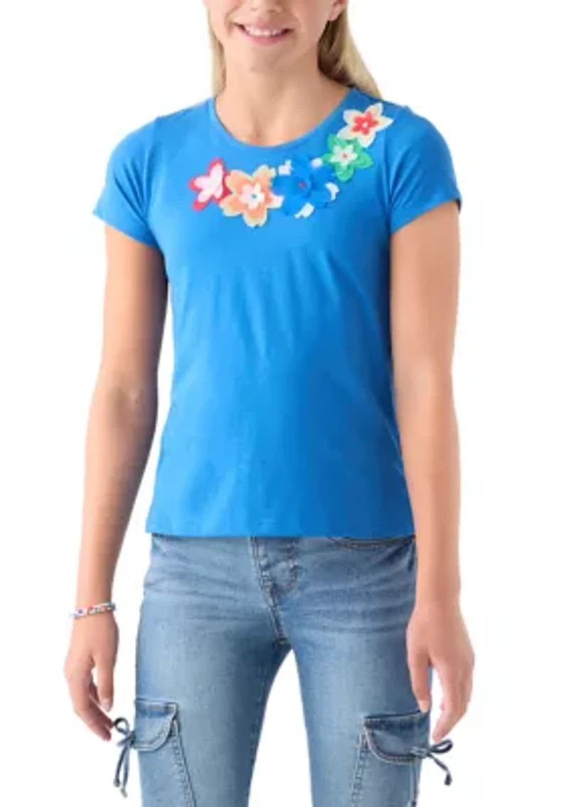 Girls 7-16 Short Sleeve Graphic Essential T-Shirt