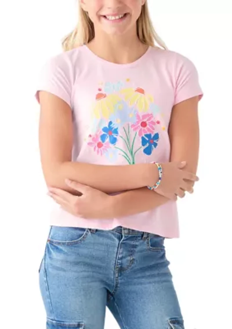 Girls 7-16 Short Sleeve Graphic Essential T-Shirt