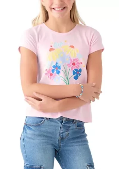 Girls 7-16 Short Sleeve Graphic Essential T-Shirt