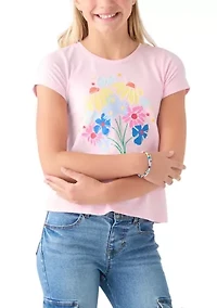 Girls 7-16 Short Sleeve Graphic Essential T-Shirt