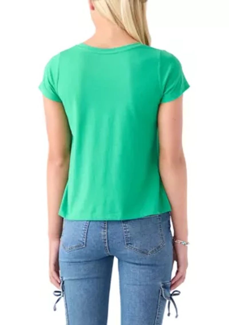 Girls 7-16 Short Sleeve Graphic Essential T-Shirt