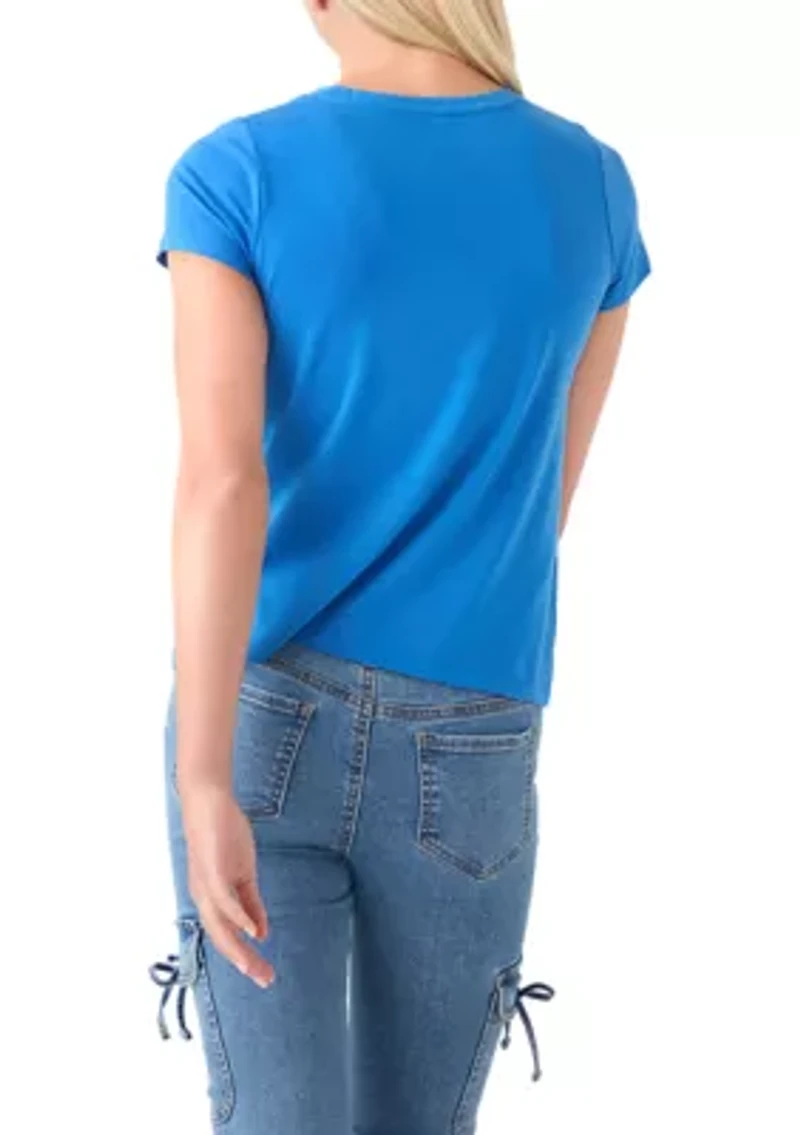 Girls 7-16 Short Sleeve Graphic Essential T-Shirt