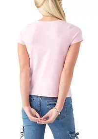 Girls 7-16 Short Sleeve Graphic Essential T-Shirt