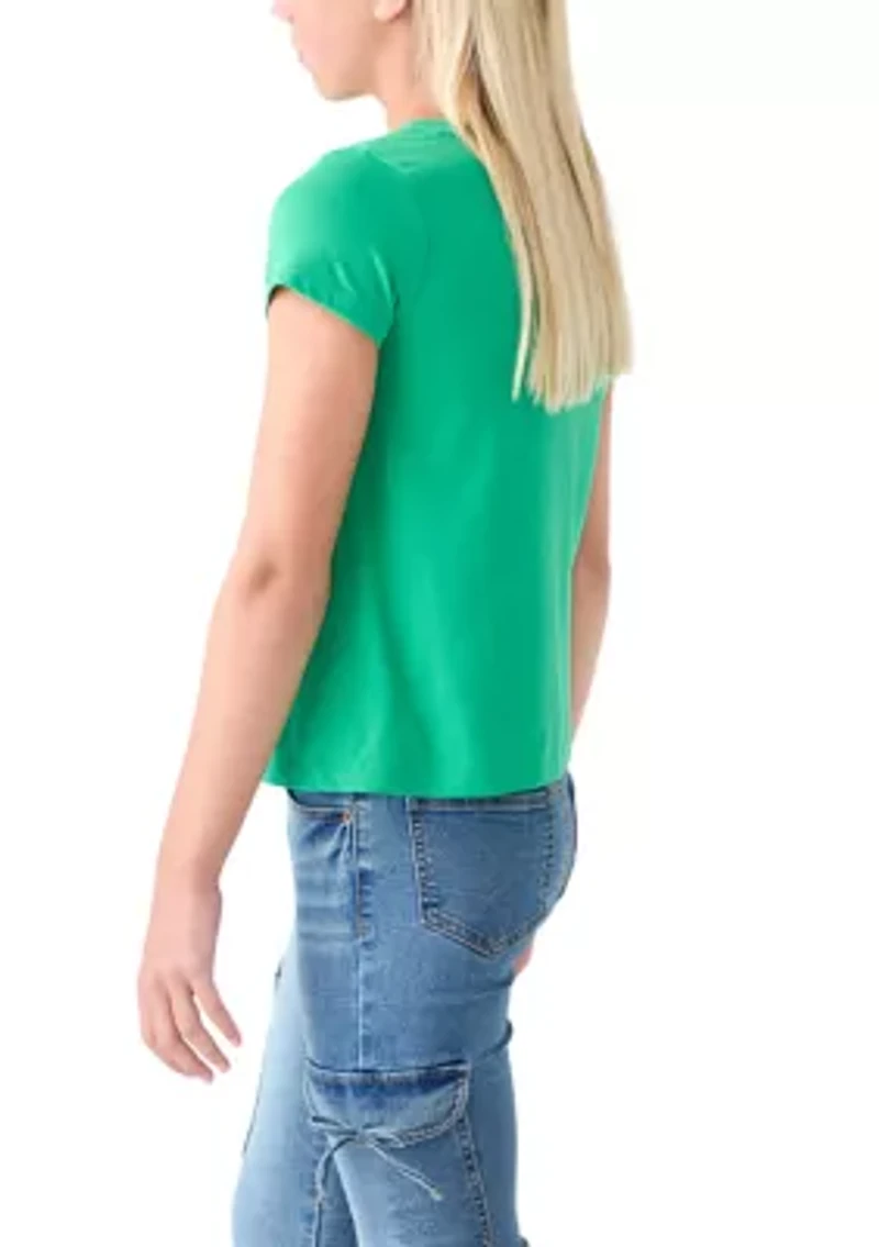 Girls 7-16 Short Sleeve Graphic Essential T-Shirt