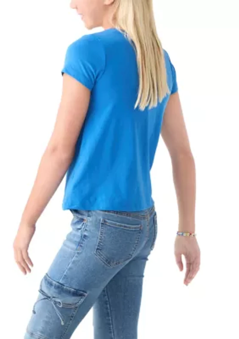 Girls 7-16 Short Sleeve Graphic Essential T-Shirt