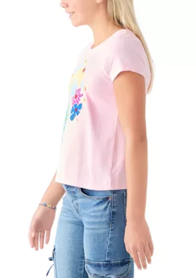 Girls 7-16 Short Sleeve Graphic Essential T-Shirt