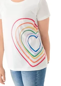 Girls 7-16 Short Sleeve Graphic Essential T-Shirt