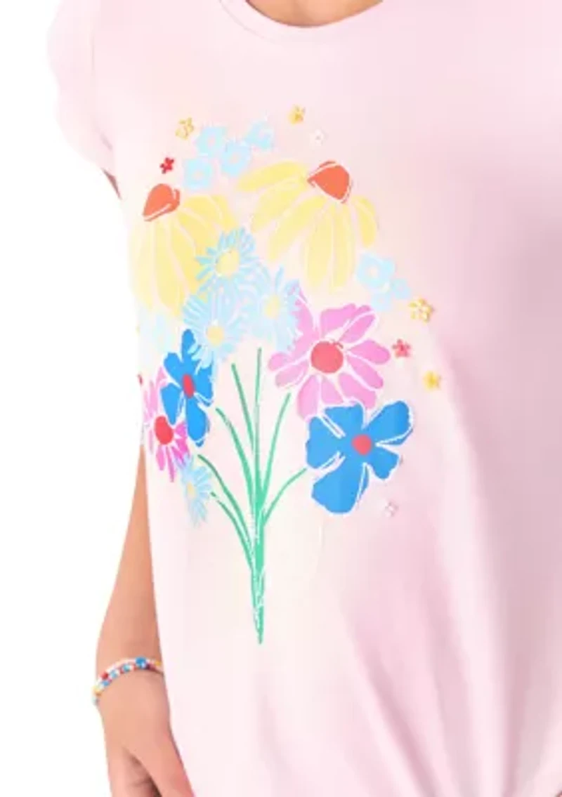 Girls 7-16 Short Sleeve Graphic Essential T-Shirt