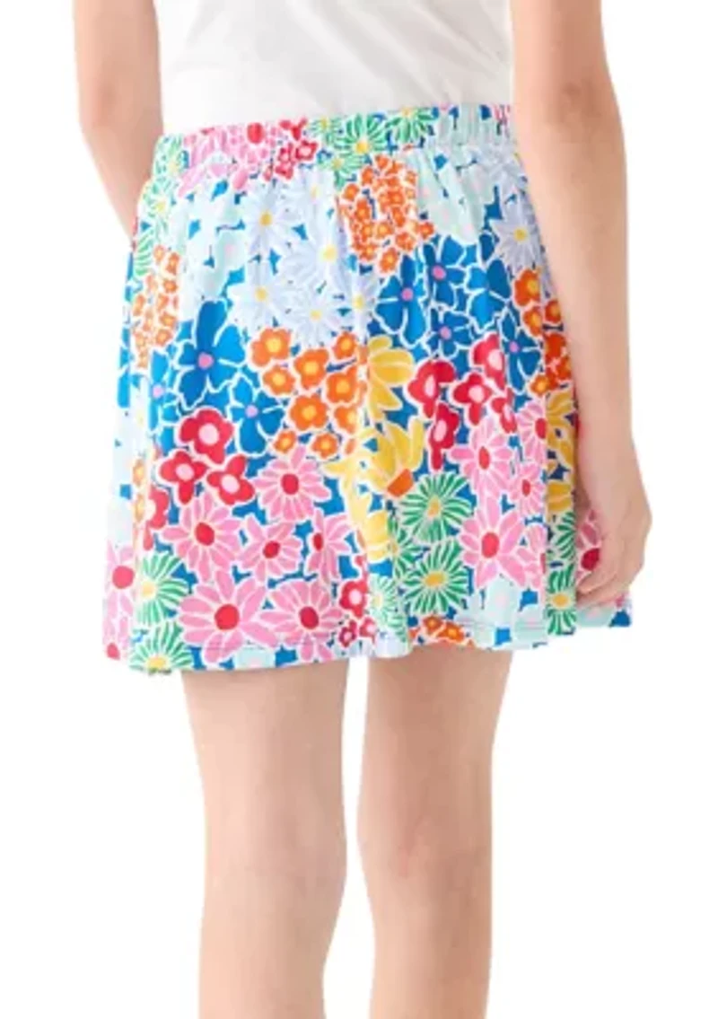 Girls 7-16 Printed Knit Skort