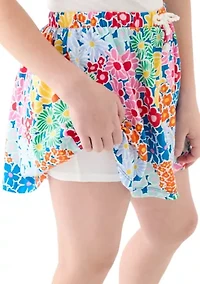 Girls 7-16 Printed Knit Skort