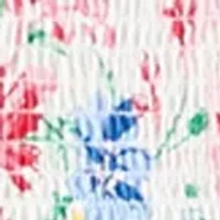 Girls 7-16 Bow Strap Patterned Dress