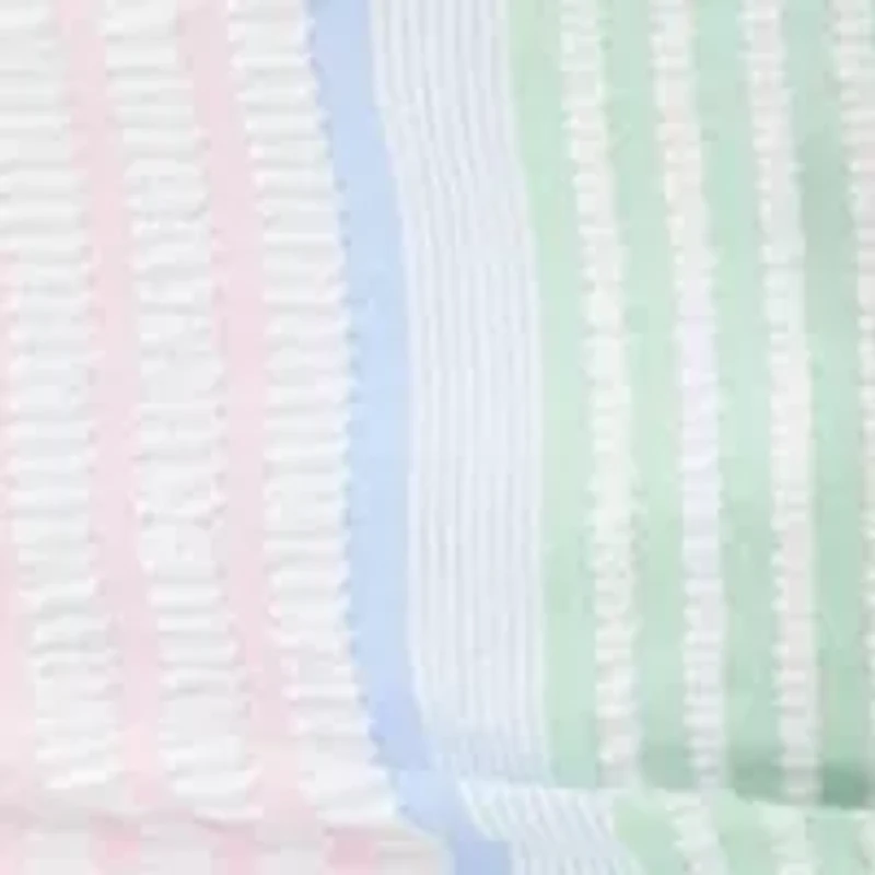 Girls 7-16 Scallop Twill Seersucker Shorts