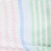 Girls 7-16 Scallop Twill Seersucker Shorts