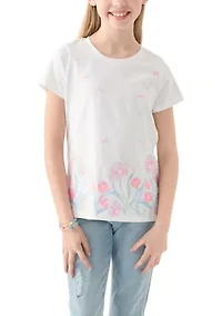 Girls 7-16 Short Sleeve Essential Graphic T-Shirt
