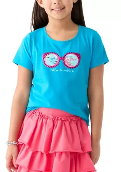 Girls 7-16 Short Sleeve Essential Graphic T-Shirt