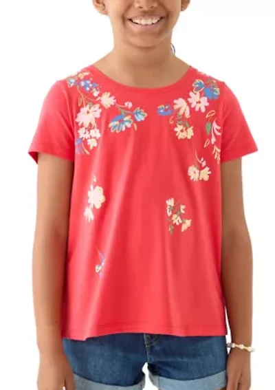 Girls 7-16 Short Sleeve Essential Graphic T-Shirt