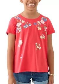 Girls 7-16 Short Sleeve Essential Graphic T-Shirt