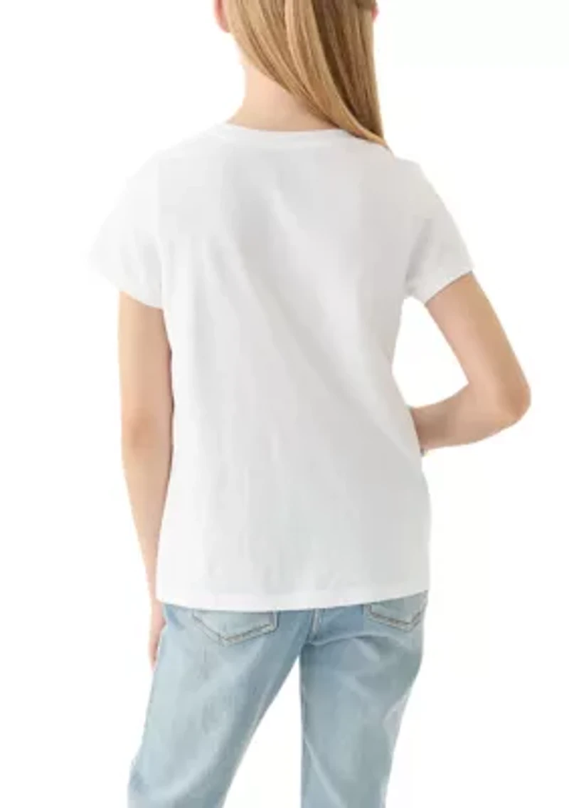 Girls 7-16 Short Sleeve Essential Graphic T-Shirt