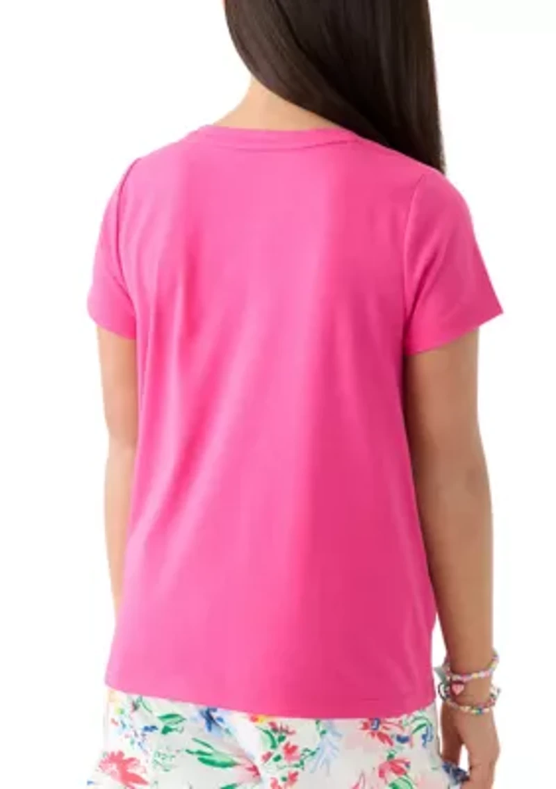 Girls 7-16 Short Sleeve Essential Graphic T-Shirt
