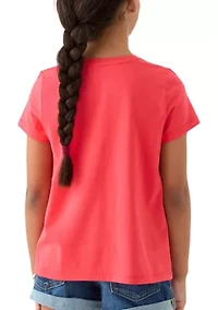 Girls 7-16 Short Sleeve Essential Graphic T-Shirt