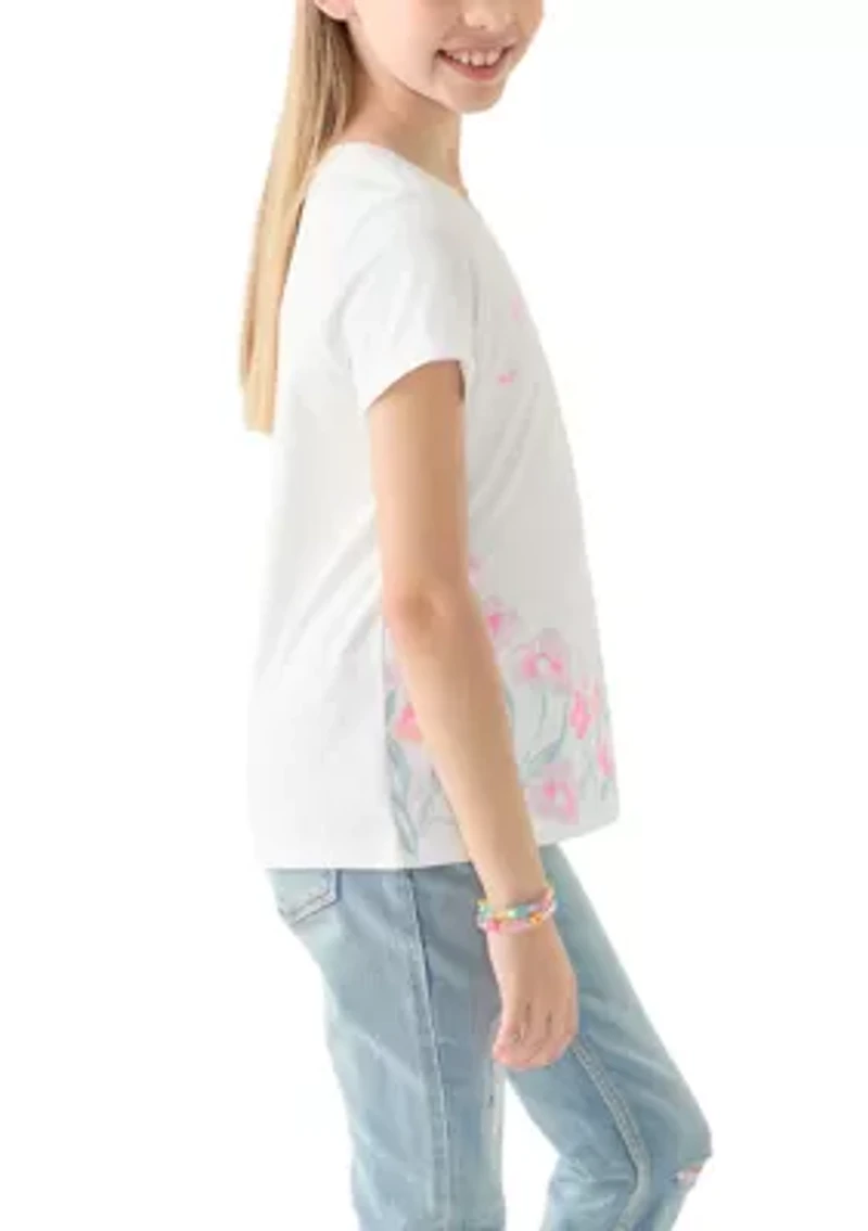 Girls 7-16 Short Sleeve Essential Graphic T-Shirt
