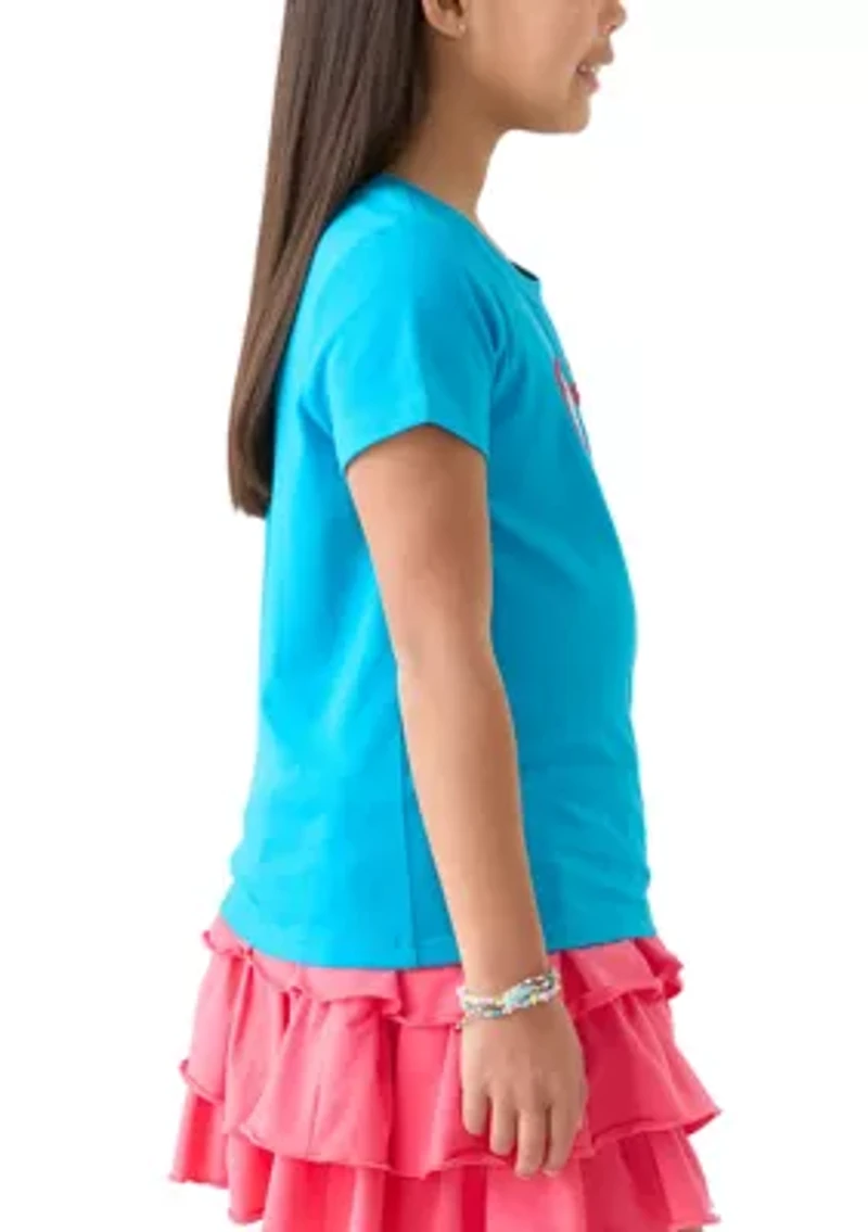 Girls 7-16 Short Sleeve Essential Graphic T-Shirt