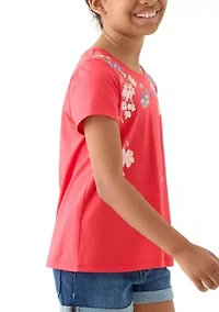 Girls 7-16 Short Sleeve Essential Graphic T-Shirt
