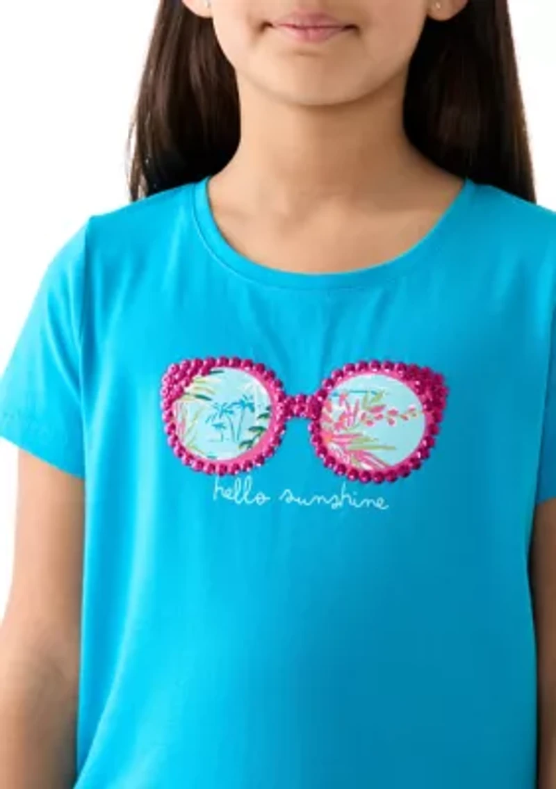 Girls 7-16 Short Sleeve Essential Graphic T-Shirt