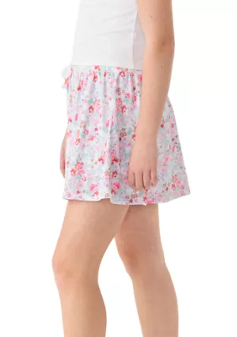 Girls 7-16 Printed Knit Skort