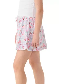 Girls 7-16 Printed Knit Skort