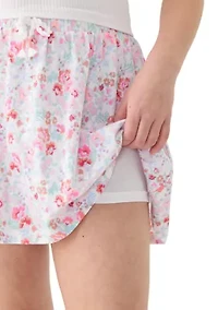 Girls 7-16 Printed Knit Skort